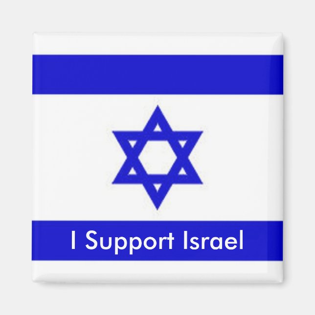 I Support Israel Magnet (Front)