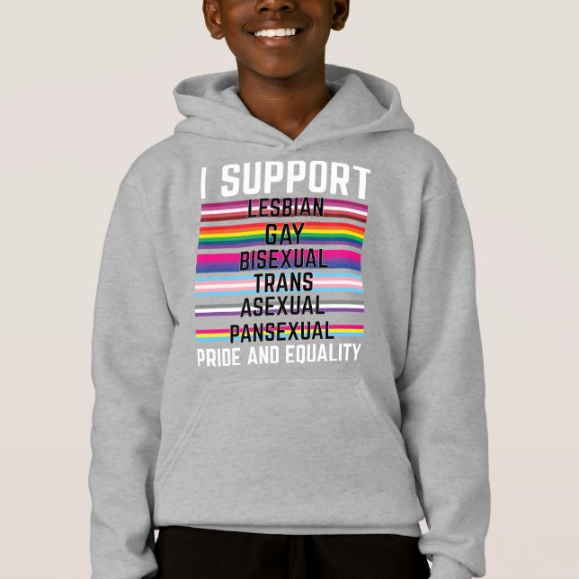 I Support Lesbian Gay Bisexual Trans Asexual Panse (Front)