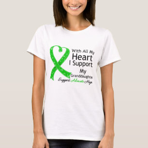 I Support My Granddaughter With All My Heart T-Shirt