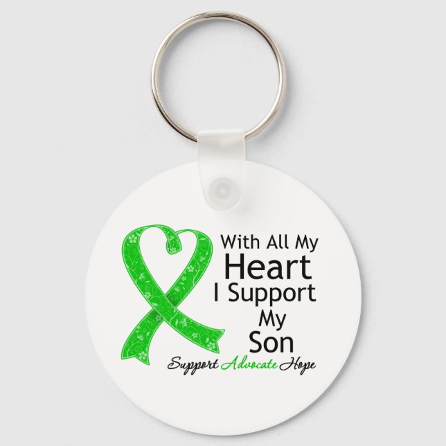 I Support My Son All My Heart Key Ring (Front)