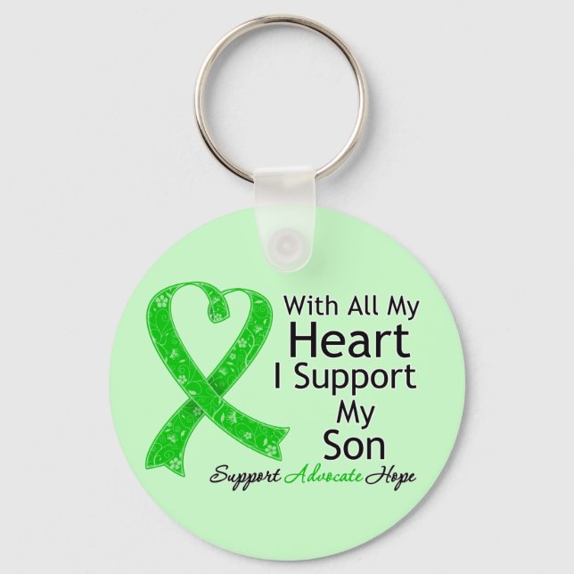 I Support My Son All My Heart Key Ring (Front)