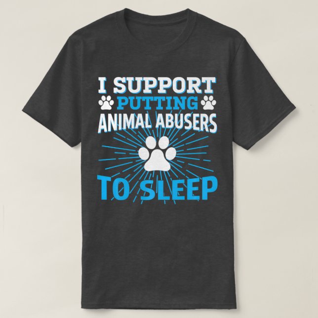 i support putting animal abusers to sleep Pullover (Design Front)