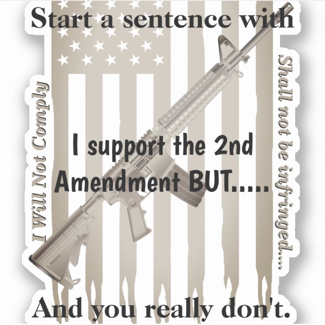 I Support The 2nd Amendment Shall Not Be Infringed (Front)