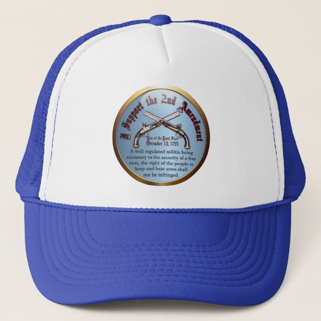 I Support the 2nd Amendment Trucker Hat (Front)