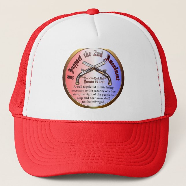 I Support the 2nd Amendment Trucker Hat (Front)