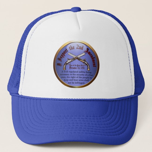 I Support the 2nd Amendment Trucker Hat (Front)