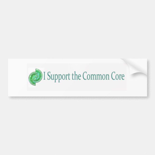 I Support the Common Core Bumper Sticker (Front)