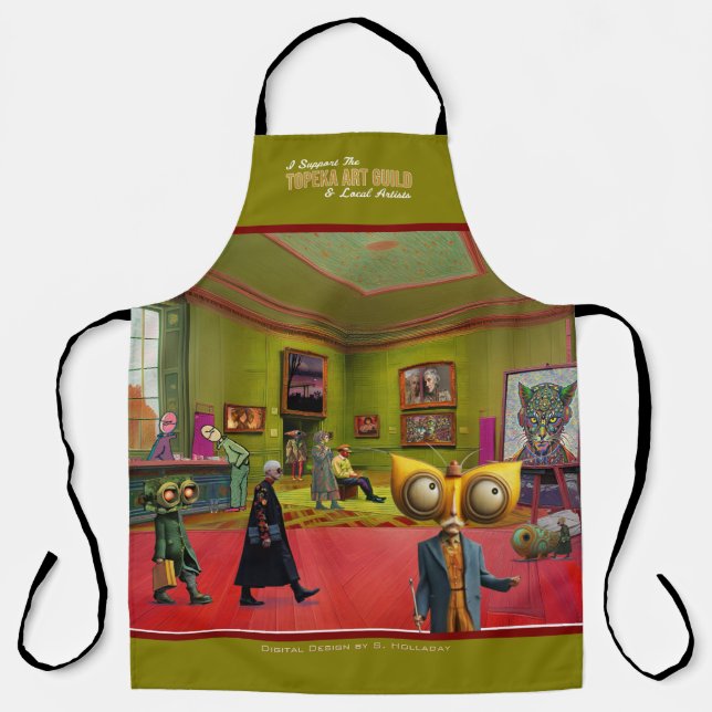 I support the Topeka Art Guild Apron (Front)
