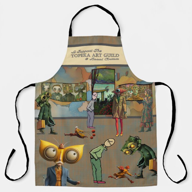 I support the Topeka Art Guild Apron (Front)