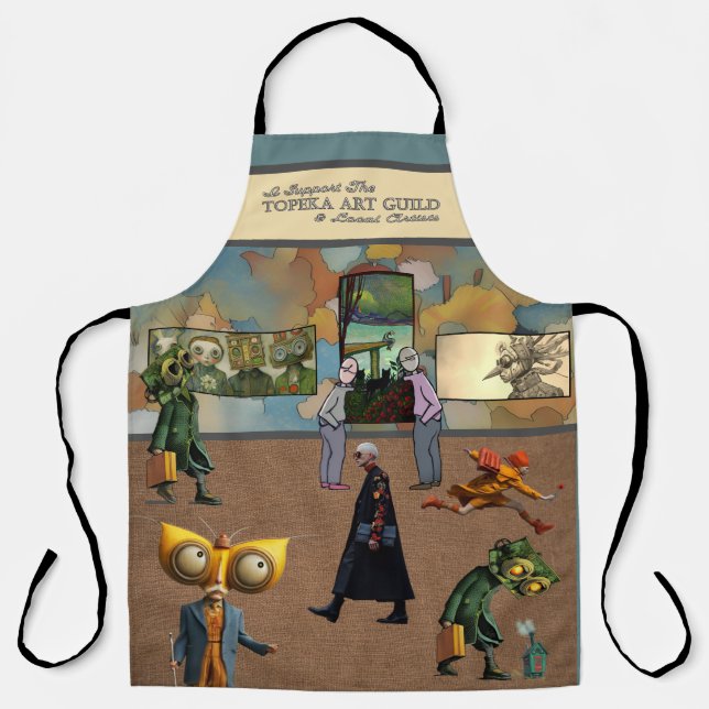 I support the Topeka Art Guild Apron (Front)