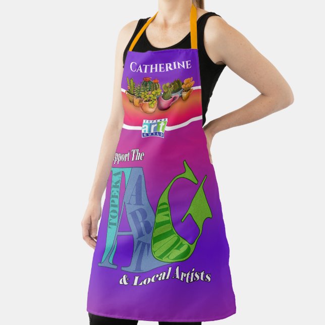 I support the Topeka Art Guild Apron - Carol (Insitu)