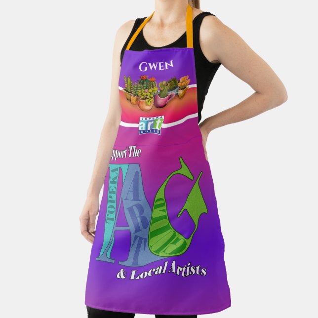 I support the Topeka Art Guild Apron - Gwen (Insitu)