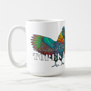 I Support the Topeka Art Guild Chicken Coffee Mug