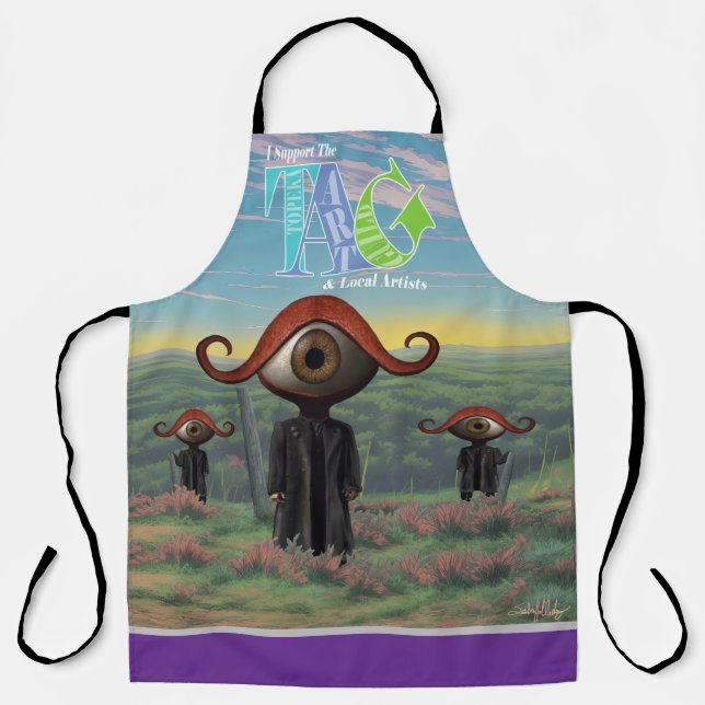 I support the Topeka Art Guild Design Apron (Front)