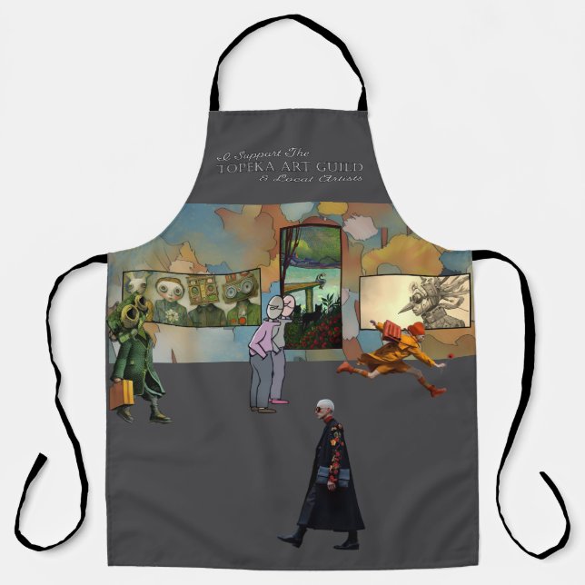 I support the Topeka Art Guild Mug Apron (Front)