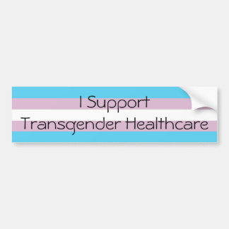 I Support Transgender Healthcare Bumper Sticker