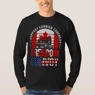 I Support Truckers Freedom Convoy 2022 T-Shirt
