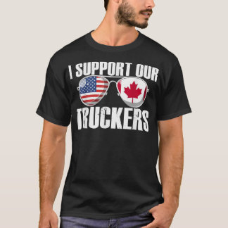 I Support Truckers Freedom Convoy 2022  T-Shirt