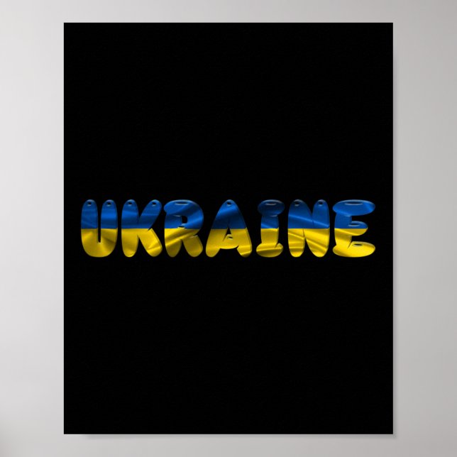I Support Ukraine- Save Ukraine  Poster (Front)
