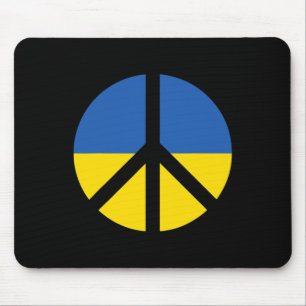I Support Ukraine Stand With Ukraine Ukrainian Fla Mouse Pad