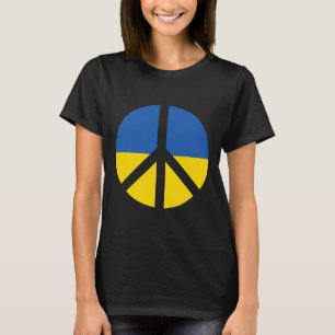 I Support Ukraine Stand With Ukraine Ukrainian Fla T-Shirt