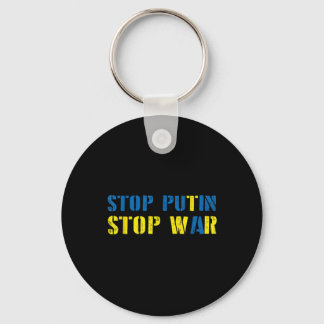 I Support Ukraine Stop Putin Stop War Key Ring