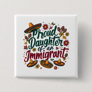 I Support Women's Rights and Wrongs Feminism  15 Cm Square Badge