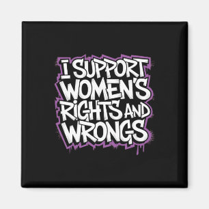 I Support Women's Rights Sticker Magnet