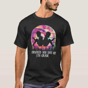 I SURVIVED 100 DAYS OF 5TH GRADE TEACHER SCHOOL T-Shirt