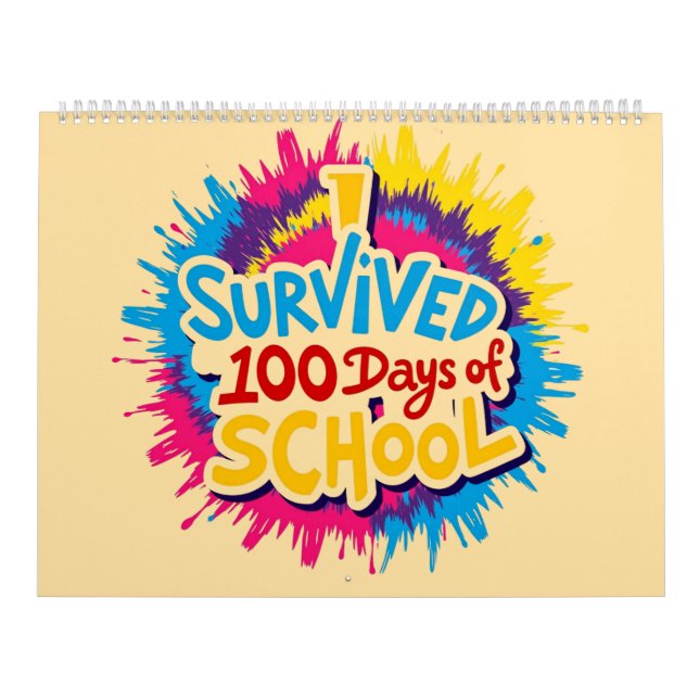 I Survived 100 Days of School Calendar (Cover)