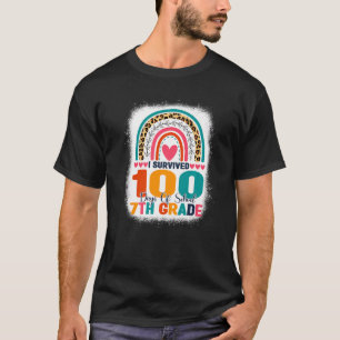 I Survived 100 Days Of School Seventh Grade 100 Da T-Shirt
