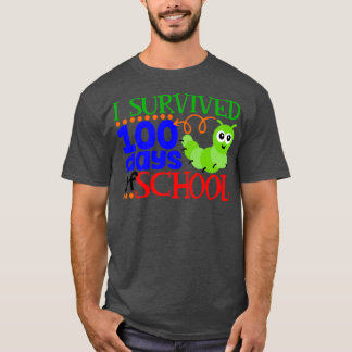 I Survived 100 Days Of School T-Shirt