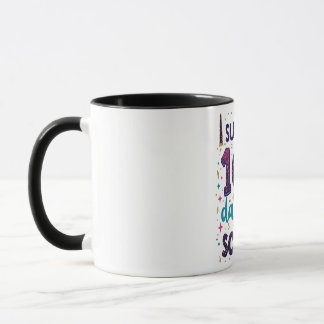 I Survived 100 Days of School Unicorn Design  Mug