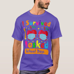 I survived 100 masked school days 13 T-Shirt