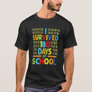I Survived 180 Days Of 5th Grade Last Day Of Schoo T-Shirt