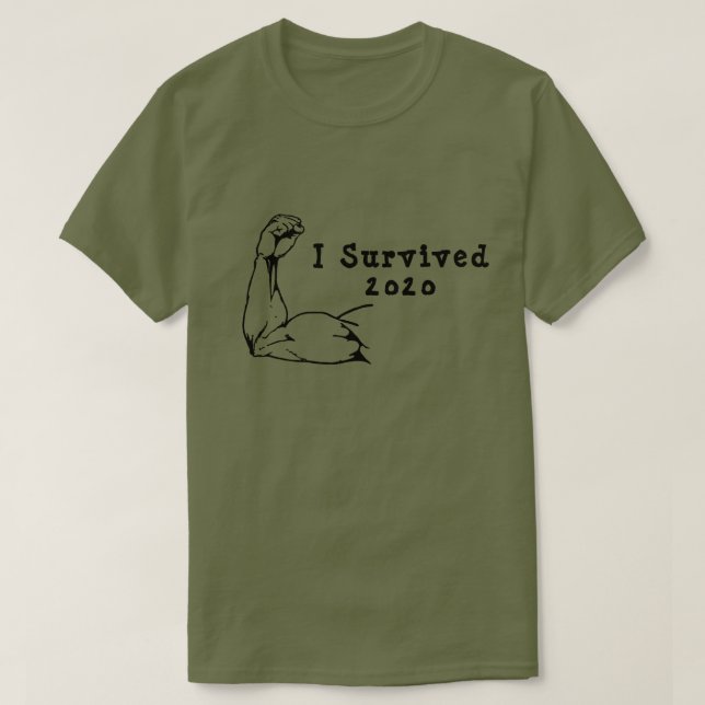 I Survived 2020 T-Shirt (Design Front)