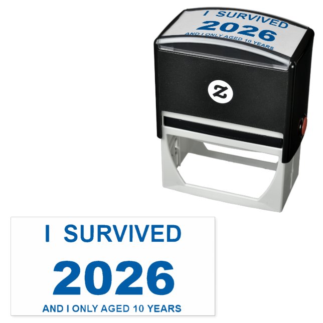 I Survived 2026 Self-inking Stamp (In Situ)