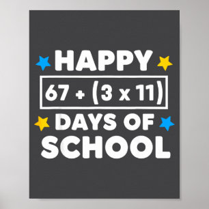 I Survived 67 33 Days School Poster