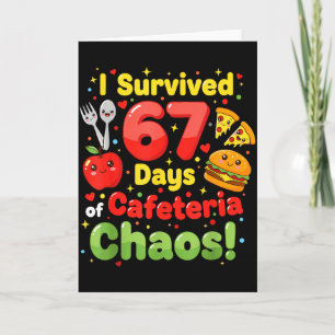 I Survived 67 Days Of Cafeteria Chaos Lunch Lady 6 Card