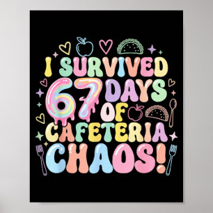 I Survived 67 Days Of Cafeteria Chaos Lunch Lady M Poster