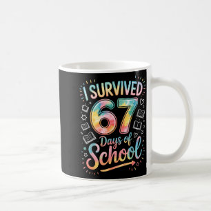 I Survived 67 Days Of School Celebration  Coffee Mug