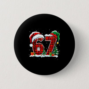 I Survived 67 Days Of School Christmas Funny Teach 6 Cm Round Badge