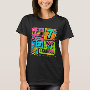 I Survived 67 Days Of School Colorful Funny Meme D T-Shirt