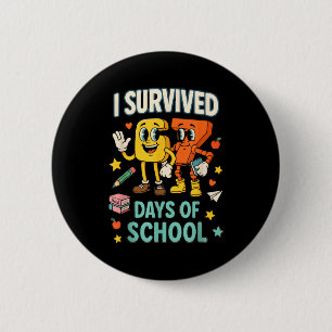 I Survived 67 Days Of School Funny 67 Meme Teacher 6 Cm Round Badge