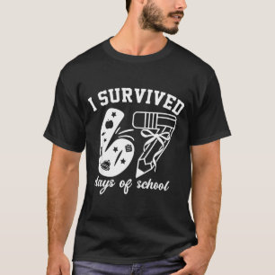 I Survived 67 Days Of School Funny 67 Meme Teacher T-Shirt