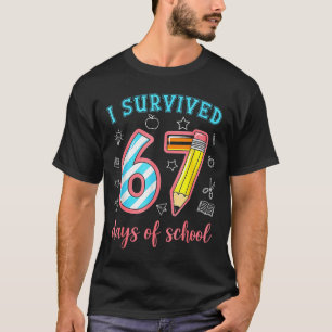 I Survived 67 Days Of School Funny 67 Meme Teacher T-Shirt