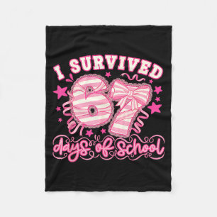 I Survived 67 Days Of School Funny 67 Teachers Stu Fleece Blanket