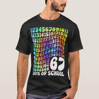 I Survived 67 Days Of School Funny 67 Teachers Stu T-Shirt