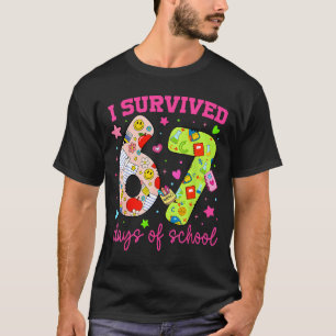 I Survived 67 Days Of School Funny Camouflage Boy  T-Shirt