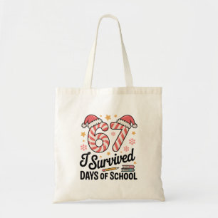 I Survived 67 Days of School Funny Christmas Tote Bag